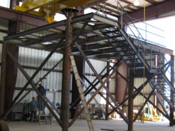 Platform, Handrails, & Stairs